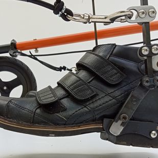 Ankle joint and boot clamp assembly 